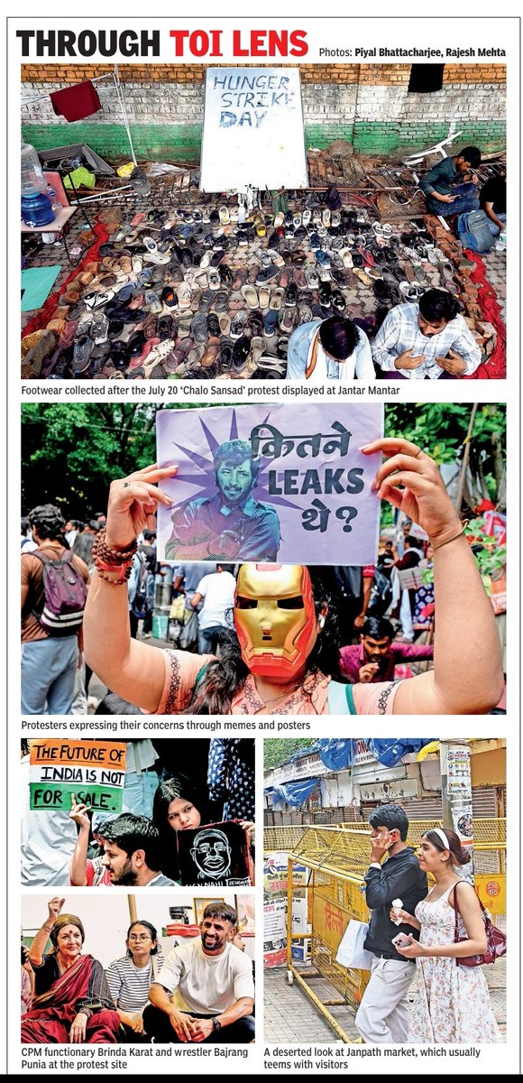 ANINDYAtimes's tweet photo. Every corner of news pictures addressed by our @timesofindia "s photojournalists @Piyaltimes @11anushkakogta @SPRTARUN_ Rajesh Mehta and Jatin Kumar during #cjp #cockroachprotest #cocroachjantaparty #Delhi #cjp https://t.co/N2sDZuq14t