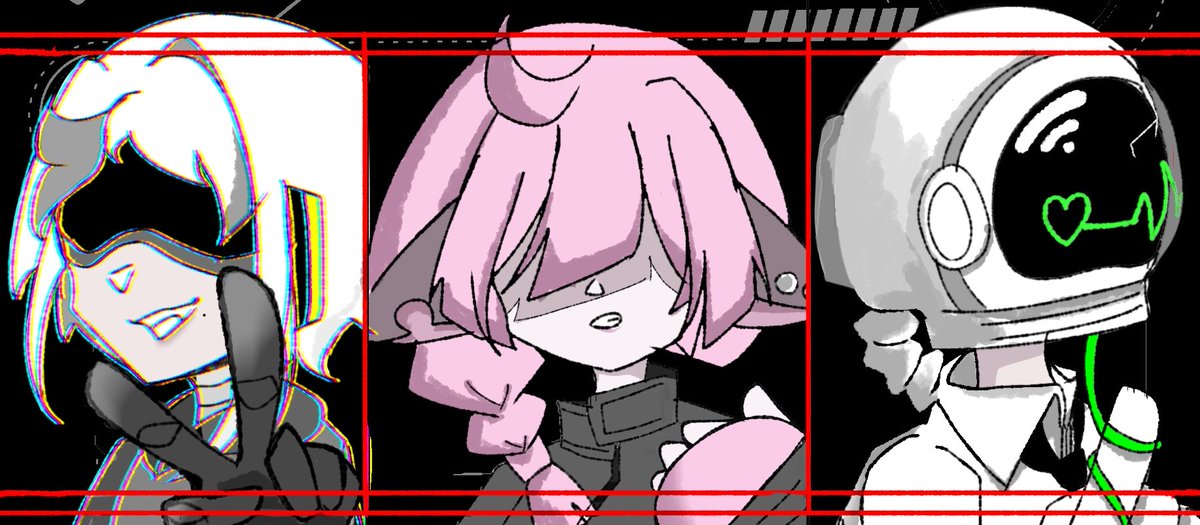 namamonouuu's tweet photo. @Da9Z1 |´-`)ﾁﾗｯ
オリキャラちゃん達です。もし良いなって思う子が居たら描いて欲しぃです！ https://t.co/KvkACNgp50