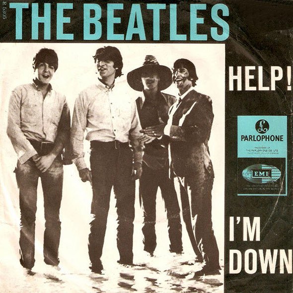 LudoJanssens's tweet photo. Today in Beatles history,
1965.

UK single release: 'Help!'/'I'm Down'.

The single reached number one in the UK Singles Chart on August 5, 1965, holding the top spot for three consecutive weeks.
It remained in the British charts for a total of 14 weeks. https://t.co/nl3am0bP1j