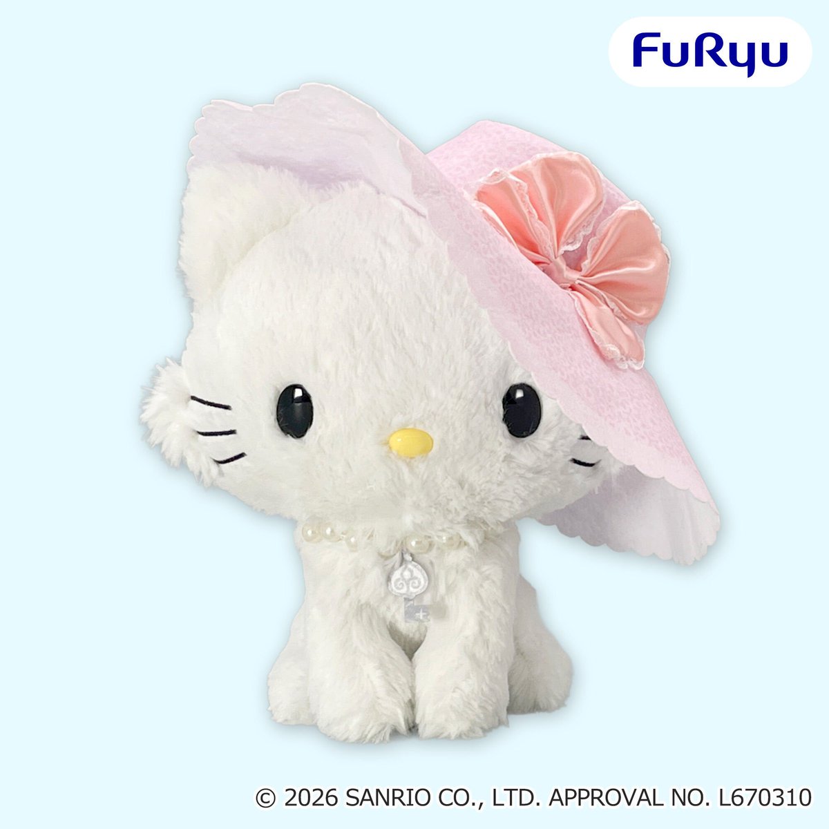 プライズ】新景品情報！ 『 #チャーミーキティ お嬢様BIGぬいぐるみ