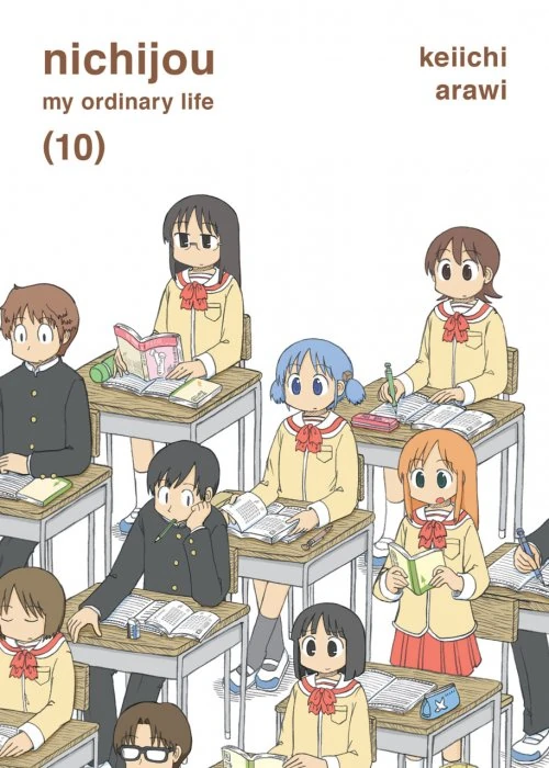 CheckBackLater1's tweet photo. Can we talk about how boring this manga cover looks out of context? Literally just a few kids sitting in class looking bored https://t.co/37N1evi5IA