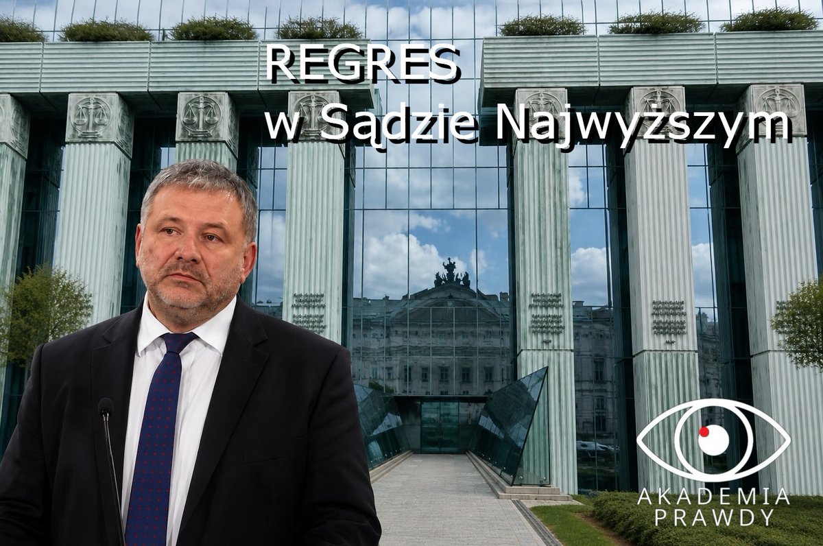 AkademiaPrawdy's tweet photo. Regres w Sądzie Najwyższym

Roszczenia regresowe to roszczenia o zwrot pieniędzy od osoby, która ostatecznie powinna ponieść ciężar danego zobowiązania. Najprościej mówiąc – ktoś płaci za kogoś, a następnie domaga się od tej osoby zwrotu poniesionych kosztów. Przykładem jest ubezpieczyciel, który wypłaca odszkodowanie poszkodowanemu, a następnie – w sytuacjach określonych w ustawie – dochodzi zwrotu od sprawcy szkody.

Sąd Najwyższy wielokrotnie zajmował się roszczeniami regresowymi. Wielokrotnie podkreślano w orzecznictwie SN, że roszczenie regresowe ma charakter samodzielny. Powstaje dopiero z chwilą spełnienia świadczenia przez osobę dochodzącą regresu.

Jedną z istotnych spraw dotyczących regresu było postępowanie o sygnaturze III CZP 14/23. Pytanie prawne dotyczyło przedawnienia roszczenia regresowego Polskiego Biura Ubezpieczycieli Komunikacyjnych wobec osoby, która nie zawarła obowiązkowego ubezpieczenia OC. Sąd miał rozstrzygnąć, jaki termin przedawnienia należy stosować oraz od kiedy należy go liczyć. Ostatecznie 18 października 2023 Sąd Najwyższy odmówił podjęcia uchwały, nie rozstrzygając przedstawionego zagadnienia. Czyli nie mamy rozstrzygnięcia o terminie przedawnienia roszczeń regresowych.

Duże znaczenie dla praktyki ma także uchwała SN z 28 marca 2019 (III CZP 95/18). SN wskazał w niej, że regres ubezpieczeniowy ma charakter autonomicznego roszczenia ustawowego. Powstaje dopiero po wypłacie odszkodowania przez ubezpieczyciela i nie jest ani klasycznym roszczeniem odszkodowawczym, ani wynikiem przejścia praw poszkodowanego na ubezpieczyciela. Taka konstrukcja ma przede wszystkim cele prewencyjne i służy temu, by sprawca szkody w wyjątkowych przypadkach poniósł ekonomiczne konsekwencje swojego zachowania.

Sąd Najwyższy będzie najprawdopodobniej poznawał zagadnienie roszczeń regresowych z całkiem innej strony. Przynajmniej mają to zagadnienie dogłębnie poznać tzw. neosędziowie orzekający w SN.

Minister sprawiedliwości Waldemar Żurek po raz pierwszy publicznie zapowiedział występowanie przez Skarb Państwa z roszczeniami regresowymi wobec tzw. neosędziów Sądu Najwyższego podczas konferencji prasowej 18 września 2025 poświęconej podsumowaniu działań resortu. Poinformował wówczas o powołaniu specjalnego zespołu prokuratorów zajmujących się sprawami dotyczącymi neosędziów w SN i NSA oraz o rozpoczęciu rozmów z Prokuratorią Generalną RP w sprawie pozwów regresowych.

Argumentował, że:
- orzeczenia wydawane przez osoby powołane z udziałem wadliwie ukształtowanej KRS prowadzą do skarg do Europejskiego Trybunału Praw Człowieka,
- Polska wypłaca z tego tytułu odszkodowania i zawiera ugody finansowane z budżetu państwa,
- skoro szkoda została wyrządzona z winy konkretnych osób pełniących funkcje publiczne, Skarb Państwa powinien dochodzić od nich zwrotu wypłaconych kwot w drodze regresu.

Zapowiedź tę Waldemar Żurek powtórzył i rozwinął 21 stycznia 2026 podczas debaty w Sejmie nad projektem ustawy dotyczącej przywracania praworządności. Odpowiadając na pytania posłów, powiedział: „Tak, planujemy. Są prowadzone realne prace. Wiem, że w Prokuratorii Skarbu Państwa przygotowywane są pozwy.”

Minister wskazał również, że przed ETPC oczekuje około 1100 spraw, a odszkodowania mogą wynosić od około 10 tys. do 30 tys. euro za sprawę. Argumentował, że „polski podatnik nie powinien za to płacić”, ponieważ neosędziowie orzekają mimo utrwalonej linii orzeczniczej sądów europejskich i krajowych kwestionującej status składów Sądu Najwyższego, jeżeli znajduje się w nim chociażby jeden neosędzia, czyli osoba powołana w procedurze z udziałem wadliwie ukształtowanej Krajowej Rady Sądownictwa (tzw. neoKRS).

Sprawę przypomniał członek sędziowskiej części składu aktualnej KRS Bartłomiej Starosta na posiedzeniu w dniu 21 lipca 2026. Zapytał obecnego na posiedzenia ministra Żurka: „W związku z tym, że jest jeszcze pan minister tutaj na sali, a obywatele pytali mnie i prosili o zapytanie pana ministra tutaj podczas obrad KRS-u o kwestię regresu w stosunku do neosędziów, którzy wydają orzeczenia, za które Polska płaci duże odszkodowania. Także prosiłbym o informację w tym zakresie.”

Minister odpowiedział: „... w tym tygodniu jestem umówiony na spotkanie kolejne już, tym razem minister Berek i pan prezes Miller z Prokuratorii Skarbu Państwa. Jest to sprawa w trakcie realizacji i chciałbym zobaczyć przed końcem sierpnia już konkretne decyzje procesowe, ale realizujemy to, mamy konkretne projekty, więc będzie to na pewno realizowane.”

Sprawa budzi zrozumiałe zainteresowanie szczególnie w gronie neosędziów SN. Rekordziści wygenerowali już po kilkadziesiąt tysięcy euro odszkodowań zasądzonych przez ETPC. Ich obrońcy z tzw. prawicowych mediów i propisowskich ugrupowań prawniczych ubolewają, że nie trzeba uznawać wyroków ETPC, nie trzeba zawierać ugód i w żadnym wypadku nie należy wypłacać odszkodowań. Byłoby to podejście dopuszczalne wyłącznie w kraju nie należącym do Unii Europejskiej, ale zdecydowana większość Polaków nie chce wychodzić z Unii Europejskiej. Co za tym idzie, zobowiązaliśmy się przestrzegać wyroków ETPC, więc musimy ich przestrzegać.

Prawnicy, którzy połasili się na ofertę PiS, aby złożyć dokumenty do nielegalnej neoKRS i robić karierę sędziowską w SN, mieli świadomość tego co robią. Powinni mieć do siebie pretensje, że wpakowali polskie państwo w kłopoty w stosunkach z Unią Europejską, polskich obywateli w kłopoty wynikające z uchylania wyroków wydanych przez neosędziów, a siebie w kłopoty wynikające z ich nielegalnego statusu sędziowskiego, w tym w poważne kłopoty finansowe. Miejmy nadzieję, że zapowiadane pozwy regresowe pojawią się już wkrótce w sądach i że podziałają otrzeźwiająco na neosędziów w SN.

autor: @GasewiczJarek dla @AkademiaPrawdy 

źródła: Sąd Najwyższy, Ministerstwo Sprawiedliwości, PAP, KRS