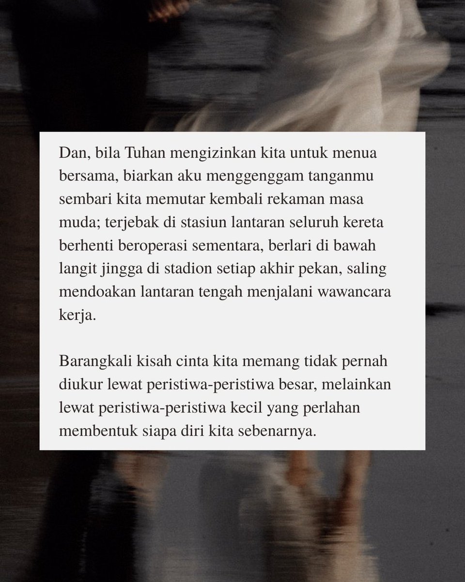 lovecobalts's tweet photo. "... namun di tengah ketidakpastian itu, aku akan tetap memanjatkan doa yang sama; semoga aku masih diberikan kesempatan untuk menjadi orang yang menyaksikan kamu tumbuh..." https://t.co/DS3wNN3xDf