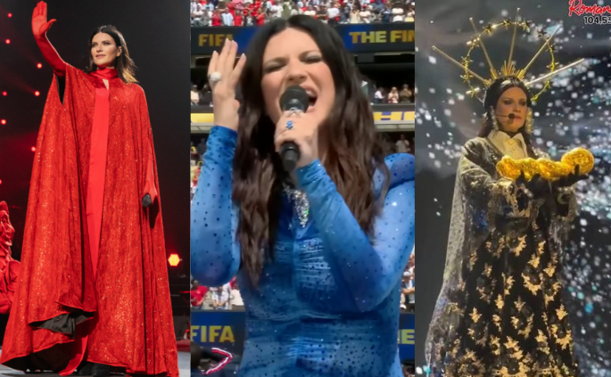Puflito___'s tweet photo. "Si el diablo llega, no lo haremos esperar"
"Cuando el diablo nos mire, tendremos valor"
Eso cantó Laura Pausini en el show del entretiempo
Todo muy normal... https://t.co/UO1n3vuxYv