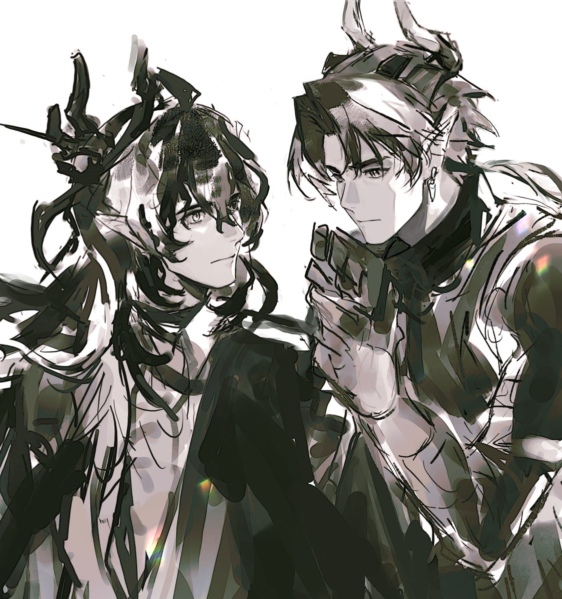 muc12B's tweet photo. #明日方舟 #舟朔望
“我和你同去。” https://t.co/CR1tBNm2wX