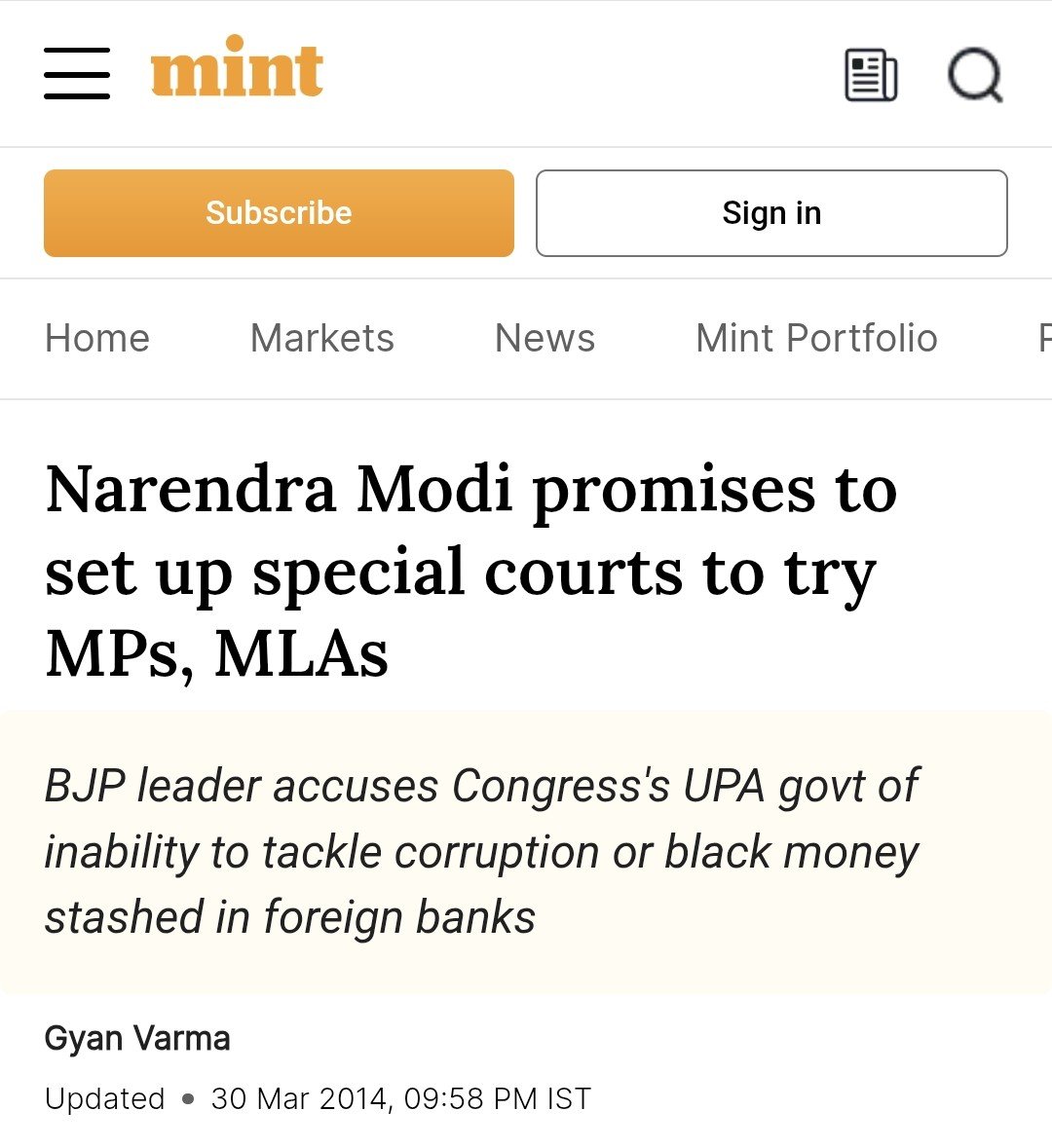 _kumbhkaran's tweet photo. Narendra Modi promised to set up special courts to try MPs, MLAs in 2014.

Do you know what happened to these special courts?

- From 2014-2026 most of the corrupts politicians who were on radar of ED and CBI have joined BJP and washed off their sins in BJP washing machine!! 

Don't try to fool public again and again Ghodi Ji!!