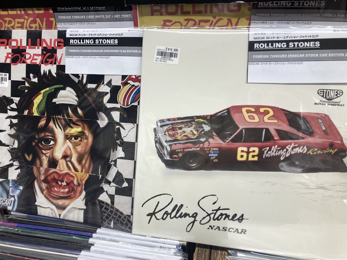 新品】7/23(木)更新～ROLLING STONES最新アルバム『FOREIGN TONGUES