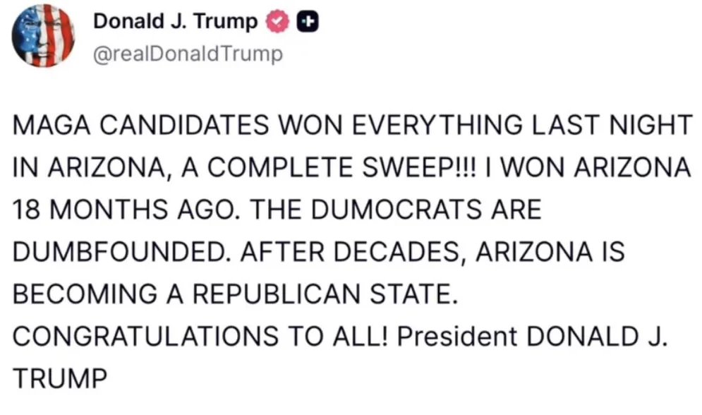 Mollyploofkins's tweet photo. Who's gonna tell him that only Republicans win Republican primaries? https://t.co/x1ugph8Dy8