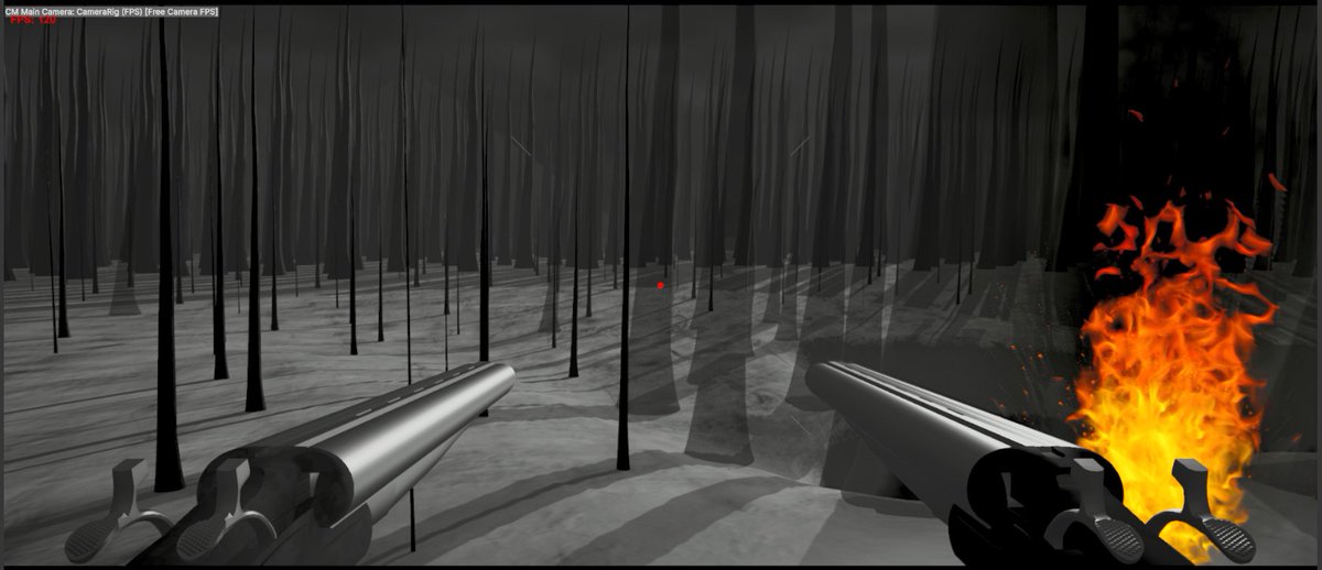 orthagon's tweet photo. Testing FOV v2:
- weapon positions
- size on screen
#GameDev #DoubleBarrel #Shotgun https://t.co/LjqB0ILMWi