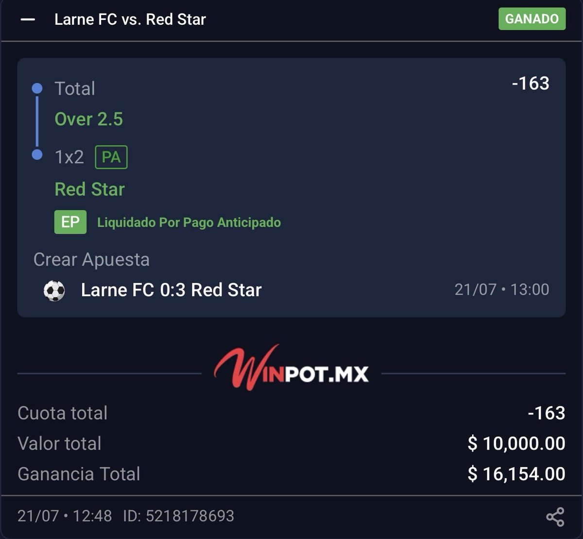 Vikingonegroa's tweet photo. LO HICIMOS VIKINGOS!! GANAMOS OTRO RETO ESCALERA de 10,000 a 81,000 PESOS✅✅✅✅✅✅✅✅✅✅

PASO 1: Red Star Over 2.5✅
PASO 2: Cruz Azul/Over1.5/Over 0.5 2da✅
PASO 3: Under 11.5 Carreras/Under 5.5✅
PASO 4: Dodgers ML✅

VAMOOOOOOOOOOS🔥🔥🔥🔥

SE LOS COMPARTÍ POR AQUÍ A TODOS ASÍ QUE QUIEERO Q SE REPORTEEEN TODOS LOS Q GANARON CONMIGO!?❤️🫵🏿