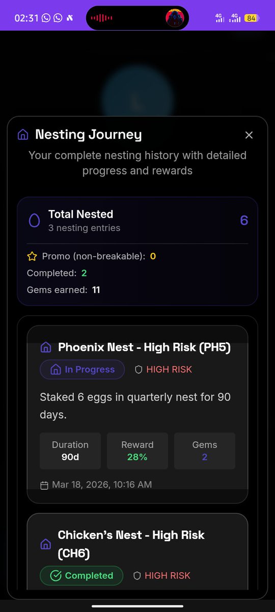 blessed_Dab's tweet photo. @NigeOfficial Hi why are my eggs still showing ready to hatch when the nesting and cooling period is already over.

I can't access my capital neither can I access any gems 😭 https://t.co/ntot8YAvmz