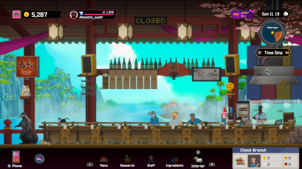 cerusplats's tweet photo. Dave the Diver is a work of art. 👏 The entire game feels like playground for both players and devs. Will revisit the DLC in future, but for now, I can say I had fun. 😌 https://t.co/Lkv0uGyYPe