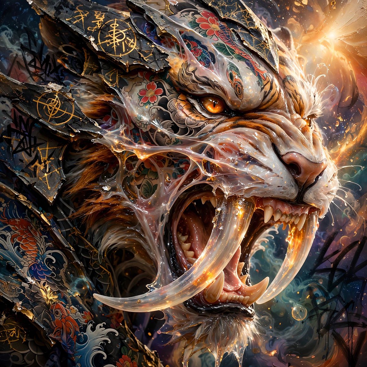 Z6Studios's tweet photo. Sabertooth : #Sabertoothtiger art. #z6vibes https://t.co/4MxDoCIne0