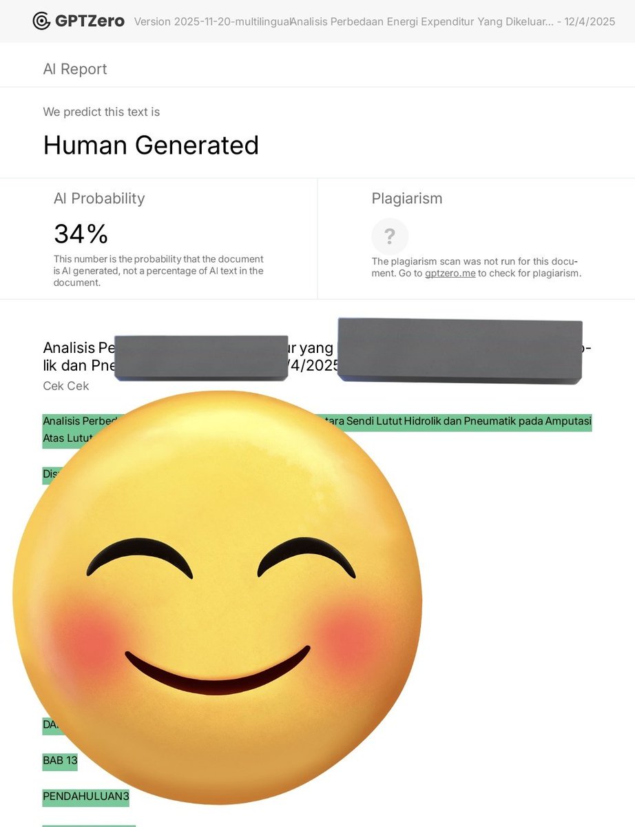 gusturnit's tweet photo. halo guys cek plagiasi turnitin no repository dan cek ai bisa disini juga yaa. file dijamin tidak tersimpan di database, aman untuk semua jenis file. ready jasa parafrase buat turunin plagiasi turnitin / ai nya juga🤩
#bealanjaㅤ https://t.co/hY3QBbsMac