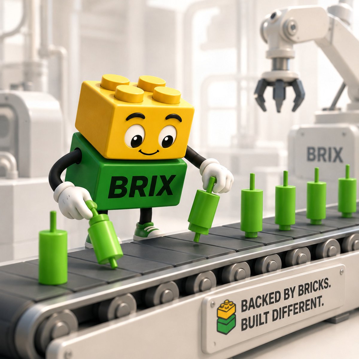 extrabrix's tweet photo. Bulls chase candles. BRIX builds them. https://t.co/0Y4z0eTkuS