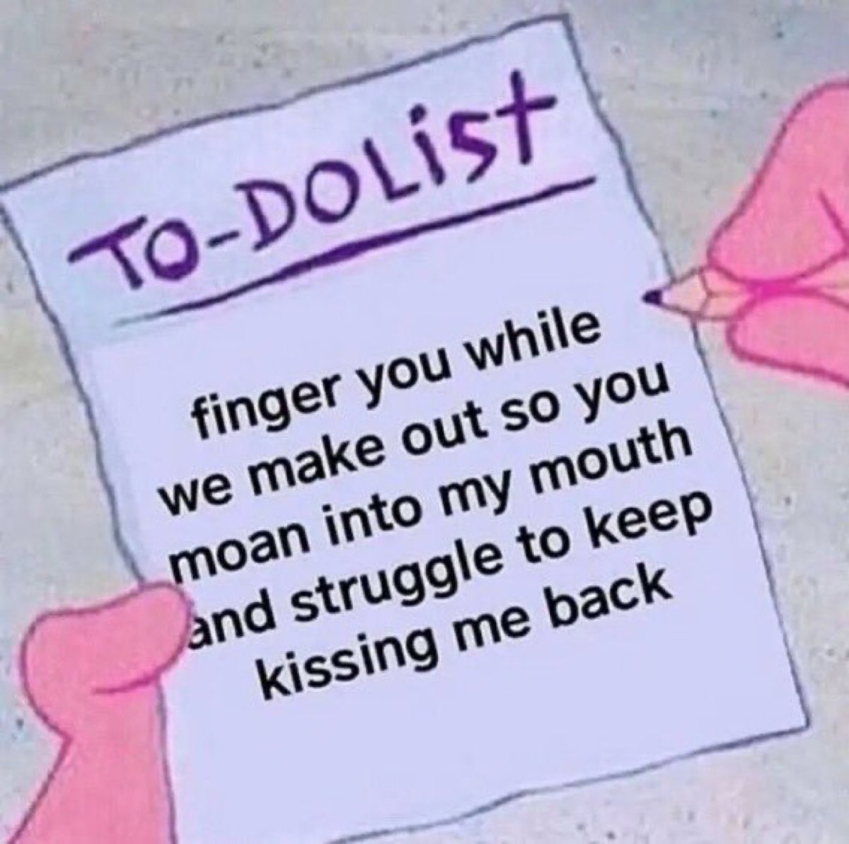 amaraneau's tweet photo. kaninong to-do list to :p https://t.co/NugJp4XZS0