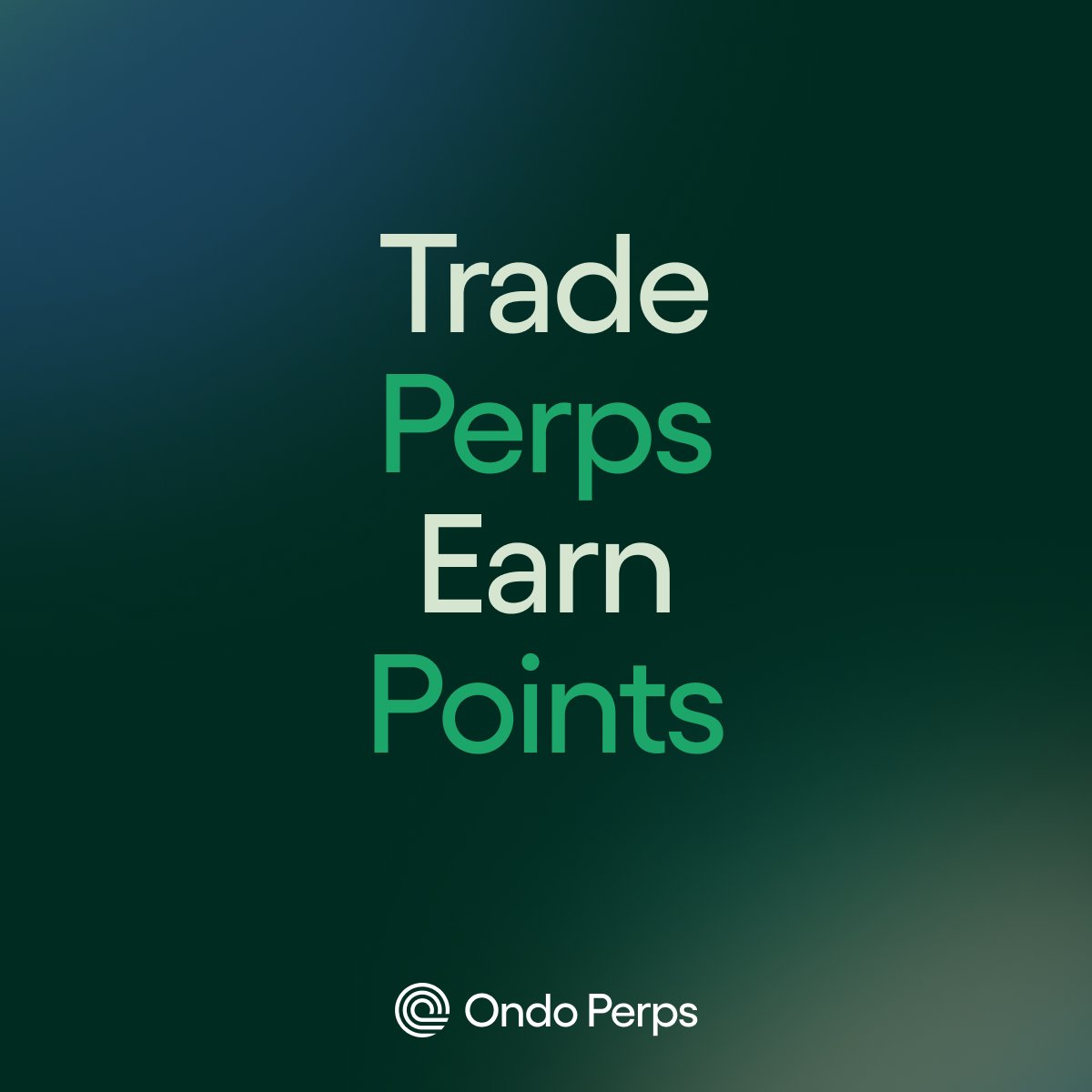 OndoPerps's tweet photo. Ondo Points are now live.

Every trade, every position. It all counts.

Points drop weekly and are initially earned through:

→ Trading volume
→ Open interest

A fixed 5 million points will be distributed each week for the duration of the program.

The first round of points dropped today, based on trading activity since June 2.