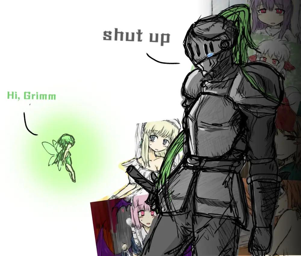 CakeyAndStuff's tweet photo. Get lost you green demon and stay away from my companions https://t.co/s0z1r5Macp