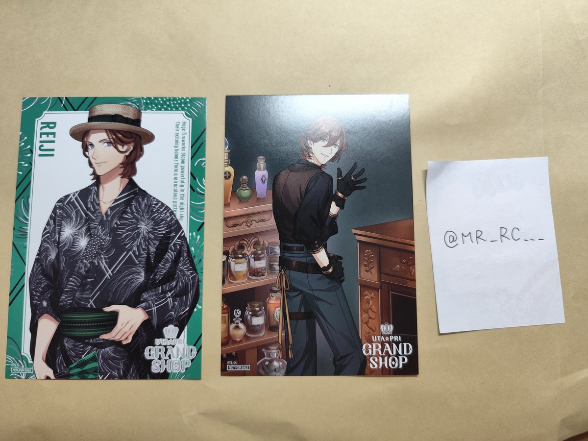 MR_RC___'s tweet photo. @qn_rrac_0301_s 検索から失礼致します。
こちらの嶺二2枚を浴衣の真斗とレンに交換可能でしょうか？☆7 https://t.co/kZ8msHjEOM