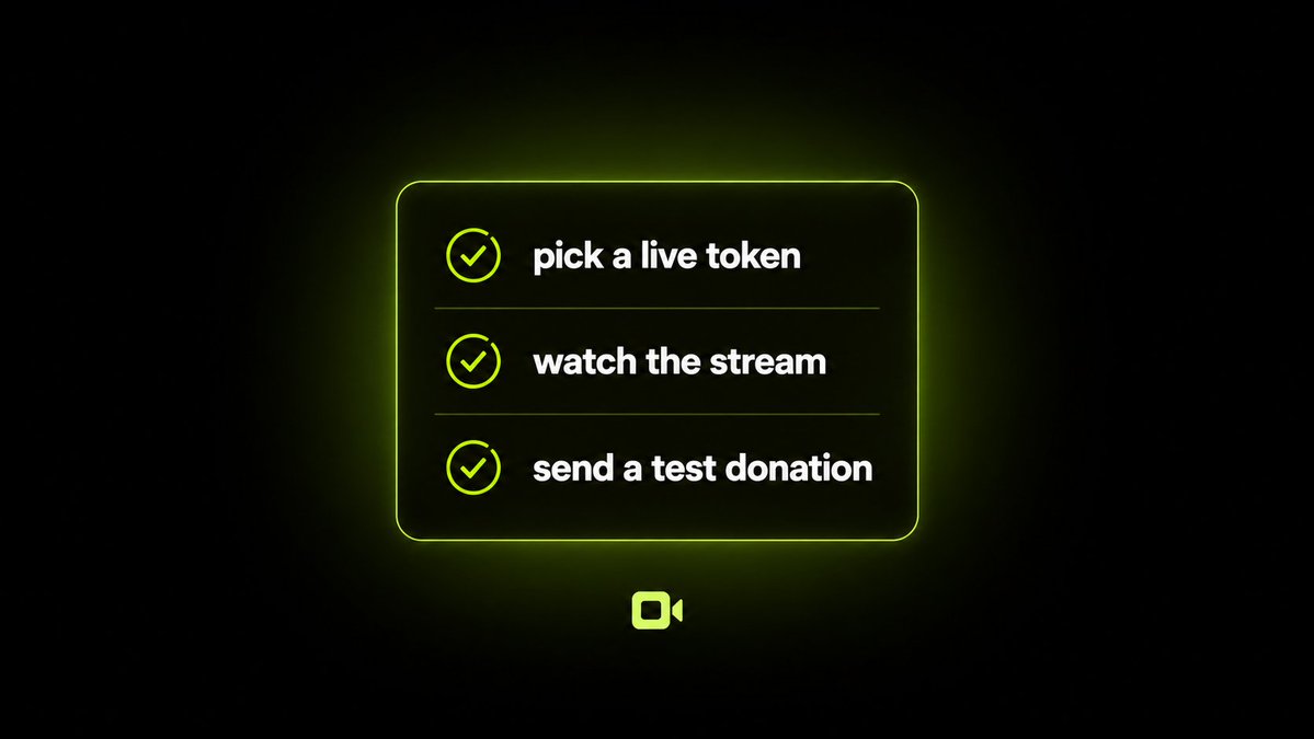 PonsStream's tweet photo. New here?

Pick a token already live on https://t.co/1pTdIh5Aqx, watch its stream, and send a small donation to see the split happen in real time before doing anything bigger. https://t.co/VWF8YqMMUB