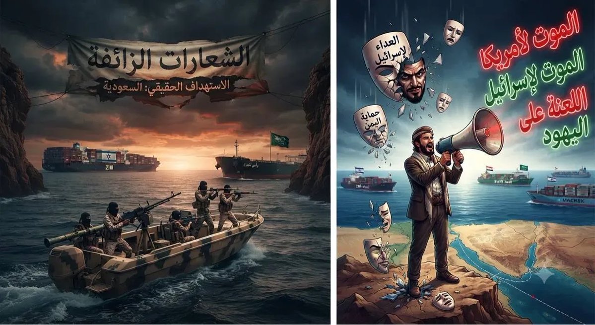 TRNP_0's tweet photo. عشرات السفن الاسرائيلية تعبر أمام أعين ميليشيا الحوثي يوميًا، لماذا لم يتم إطلاق ولو رصاصة واحدة عليها؟ بيننا يتم استهداف السفن السعودية! 

الموت لأمريكا و إسرائيل مجرد شعارات كاذبة

#الحوثي_يتجاهل_سفن_اسراييل https://t.co/4UtD3fDxgX