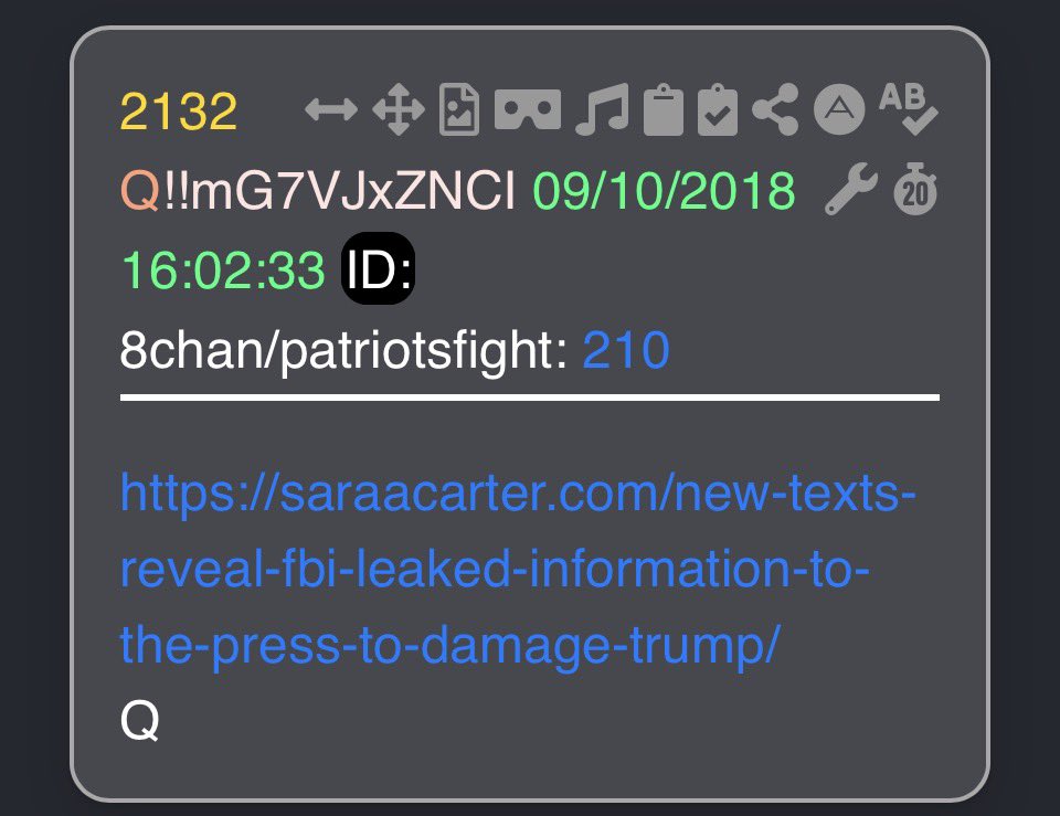 NicoleTarinaM2's tweet photo. @DanScavino Dan reposts
💧 932
The creation of the internet and ‘connecting’ platforms is bringing about their downfall.
Failure to control.
MSM is dead.
#internetbillofrights
Q
💧 2132
https://t.co/lvNXeCFN4j
Q https://t.co/kR3OKcqR9z