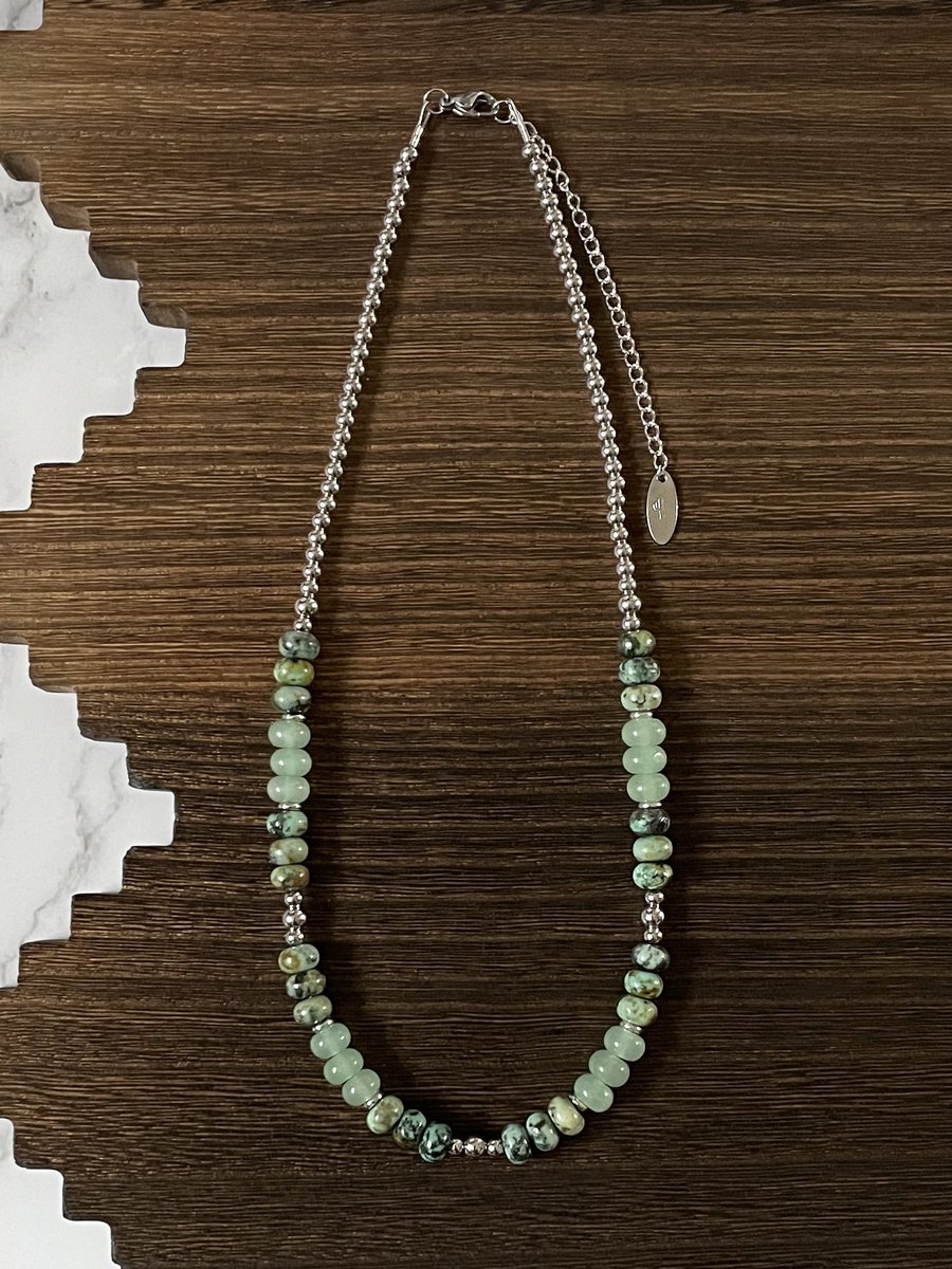 RedSaguaro24's tweet photo. Mixed Green Gemstone Rondelle Western Pearl Necklace 19 inch: Vendor: Red Saguaro Jewelry by Cimarron
 Type: Necklace
 Price: 90.00   

⇾ Red Saguaro Jewelry by Cimarron exclusive design ⇽

■ The… https://t.co/F20l2DVPMR #westernjewelry #jewelryboutique #westernboutique https://t.co/SGyI6M20Mp
