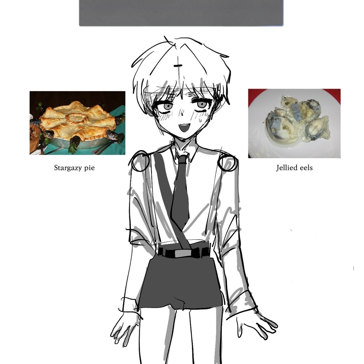 66beheading99's tweet photo. Iggy deciding what to eat #hetalia #aph https://t.co/Su9ap57WNG
