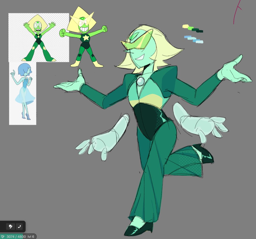 wenda_real's tweet photo. #stevenuniverse #peridot #pearl #bluepearl https://t.co/yJwCvpY4XF