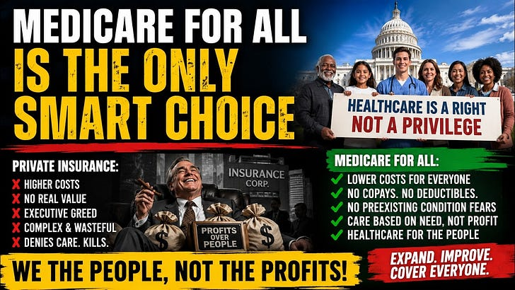 EgbertoWillies's tweet photo. America pays more for worse healthcare because corporate middlemen extract wealth from illness. Medicare for All offers universal care at a lower total cost. by @EgbertoWillies https://t.co/A4lhnF1CWY https://t.co/t7kKEJ42vU