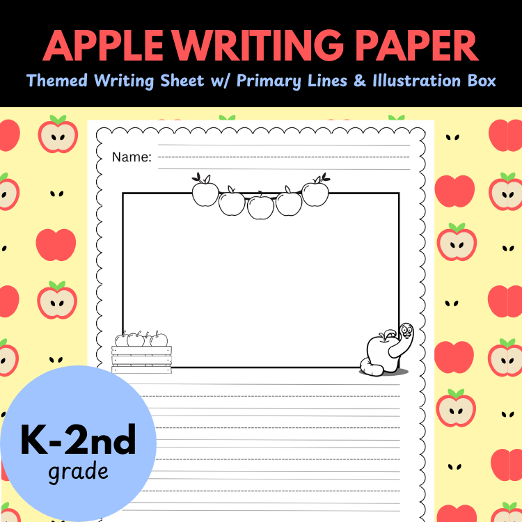teachingwithtay's tweet photo. Inspire young writers this fall with this no-prep Apple Writing Paper! Great for Johnny Appleseed Day, literacy centers, journals, and fall writing! 🍎

https://t.co/Zh9fDfGApD https://t.co/dGOwbkY3hD