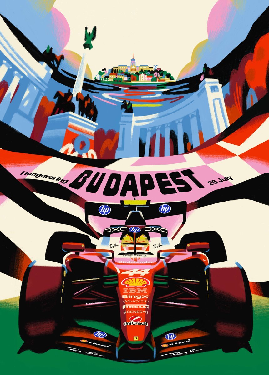 SFerrarixRP's tweet photo. ╰Somebody cooked with this cover art 😍🎨

Cover art by Marta Signori ➡️

 #HungarianGPRP —posted now via @𝘚𝘍𝘦𝘳𝘳𝘢𝘳𝘪𝘹𝘙𝘗 https://t.co/ChHei9aTOH