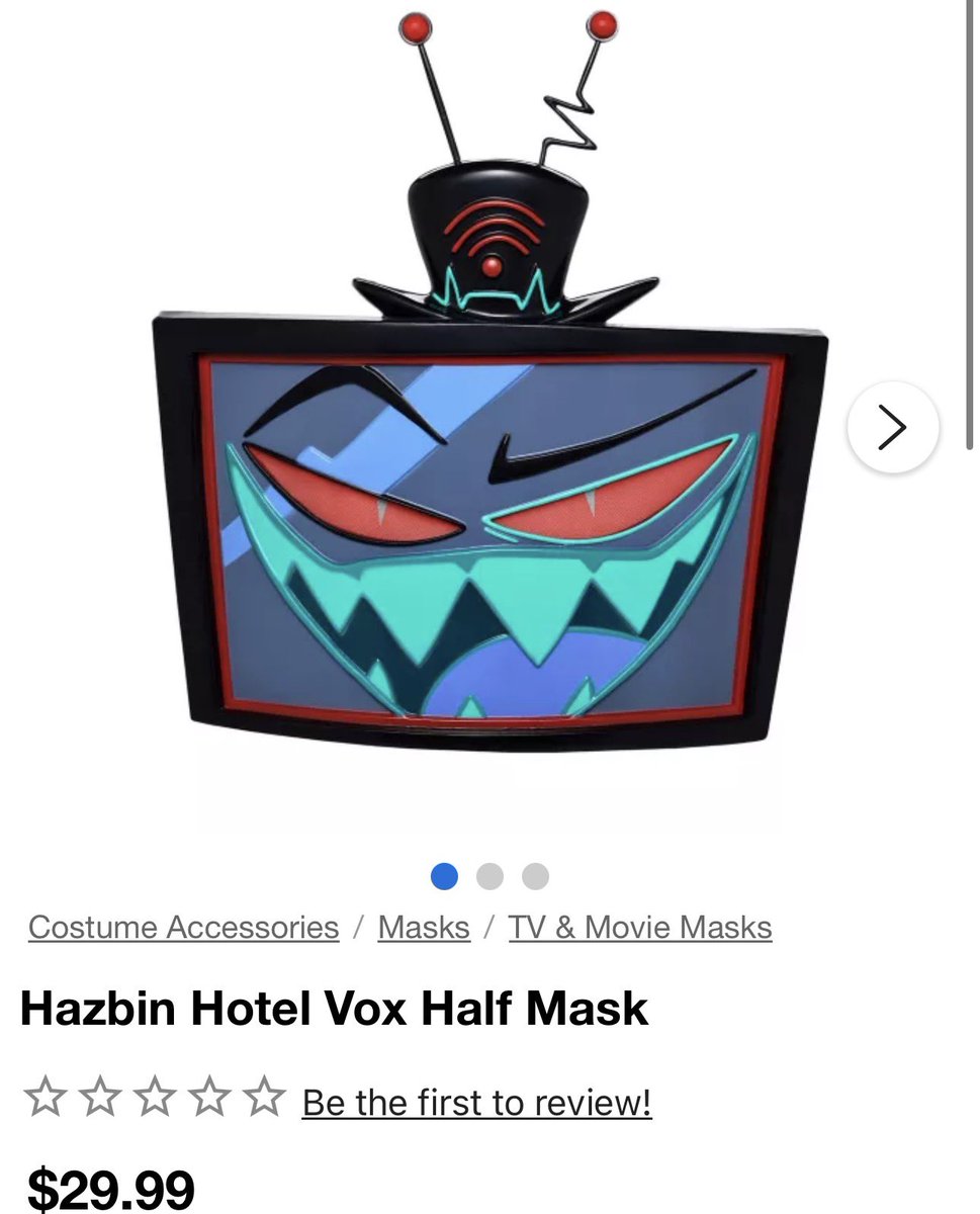 nesspenguin89's tweet photo. New online at Spirit Halloween
Alastor and Vox Halloween Masks 
📺📻👻🎃
#HazbinHotel #SpiritHalloween https://t.co/krccWJhmM7