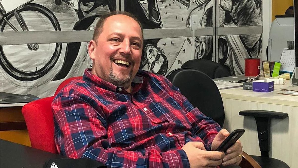 ultimasinter's tweet photo. O gremista mais feliz hoje. https://t.co/aC1Rq8ccfc