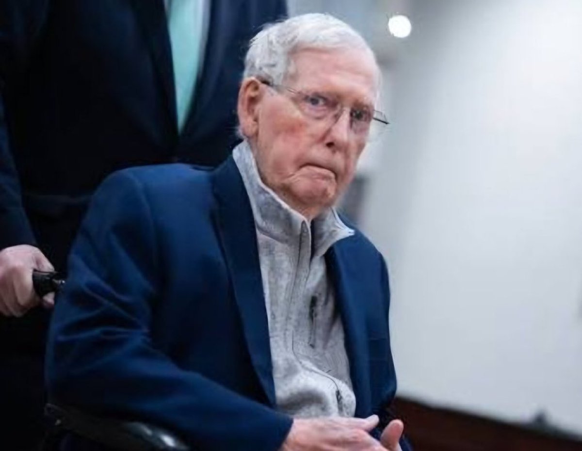 MAGA78857's tweet photo. Mitch McConnell has not been seen in public in 33 days, fake photos don't count. 

They' running out the August 4th clock to announce his passing, so they don't have to hold a special election. 

Where's ANYONE in the Senate not demanding proof of life? https://t.co/LqWToHax5s