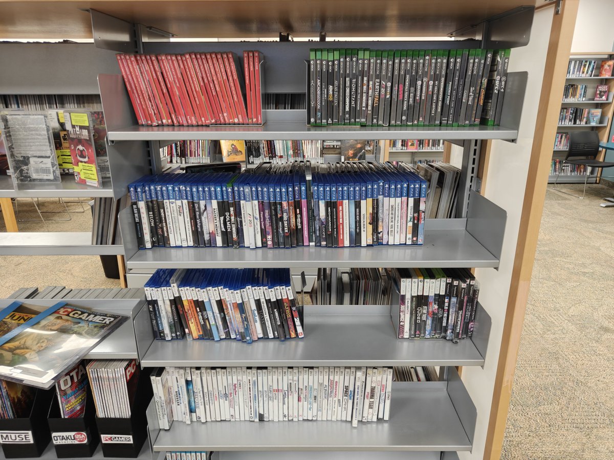 JavaidUsama's tweet photo. Today I visited my local public library and saw the games aisle, Sony's choice for removing physical releases is such a damming precedent for games as a medium...

We're watching the real time erasure of consumer rights... And cultural assets... https://t.co/rDWqaLJ9OX
