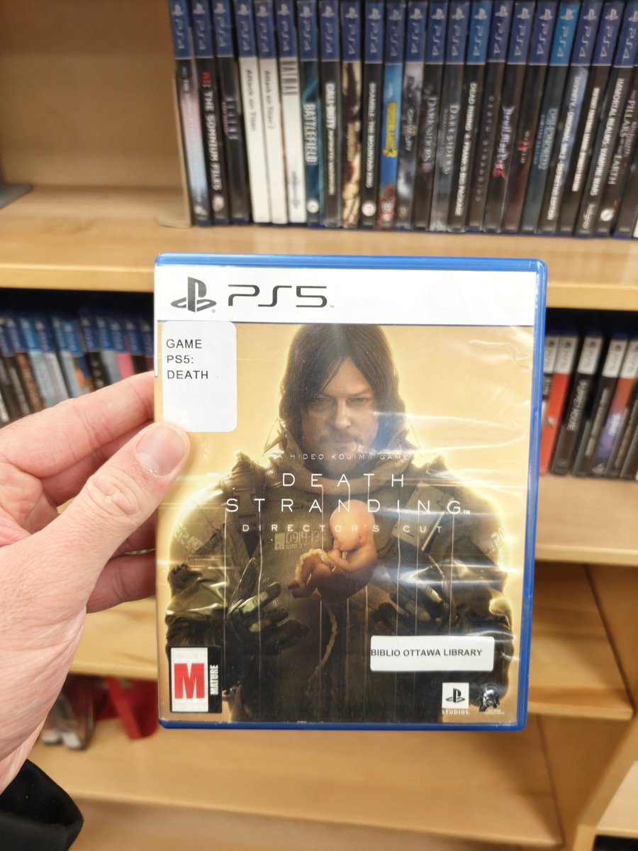 JavaidUsama's tweet photo. Today I visited my local public library and saw the games aisle, Sony's choice for removing physical releases is such a damming precedent for games as a medium...

We're watching the real time erasure of consumer rights... And cultural assets... https://t.co/rDWqaLJ9OX