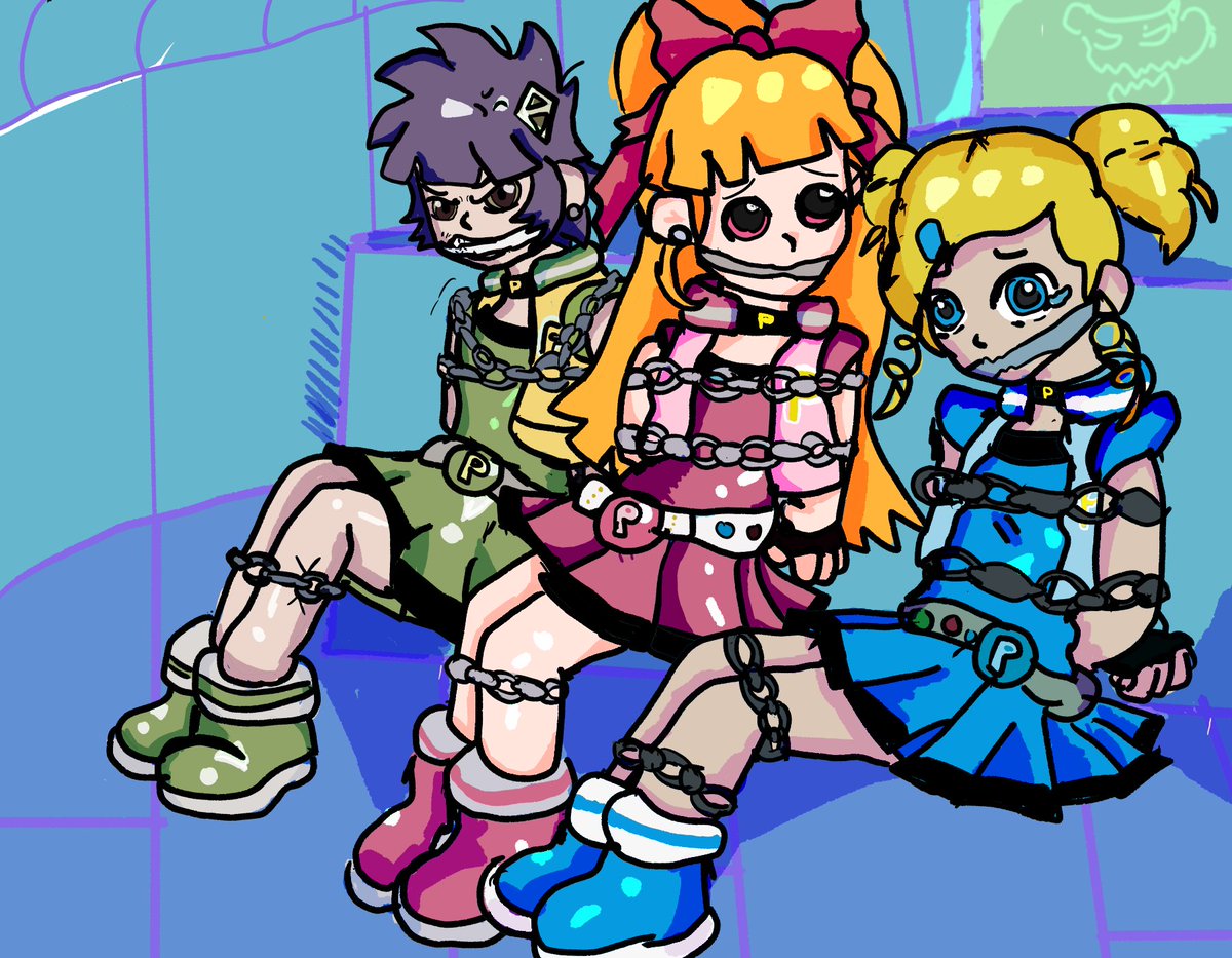 Davidenderdid's tweet photo. It doesn't look like they fell into a Mojo Jojo trap; now, how will they get out? https://t.co/wrQjOIWEyo
