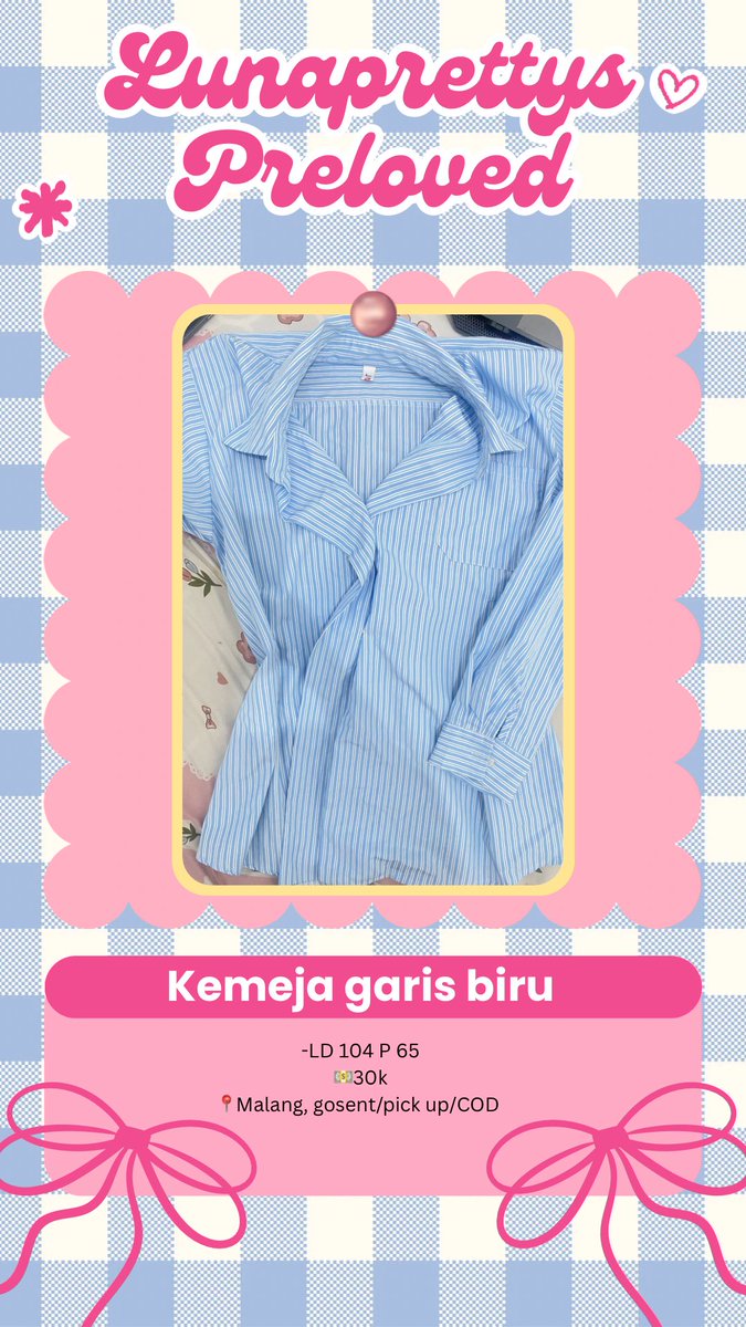 lunaspreloved's tweet photo. wts pl preloved malang

kemeja, sweater,cardigan

good condition🫰🏻 https://t.co/ERXAhfTE9C