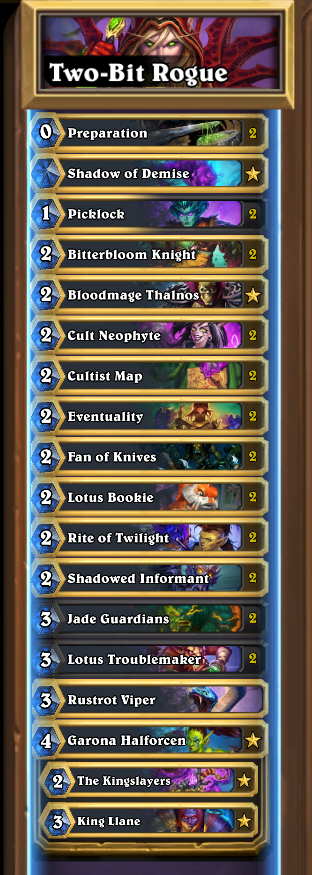 ClarkHELLSCREAM's tweet photo. DAY TWO POST PATCH VIOLETHOLD

MORAGG BIG DEMON WARLOCK - BIG DEMONS. BIG DECK.

AZALINA PRIEST - Best performing list I've seen so far. Went 6-4 myself.

TWO BIT ROGUE - Adapted to beat Void DH.

RAFAAM WARLOCK - Seeing real play in EU Top Legend?! https://t.co/5bd7nD92nv