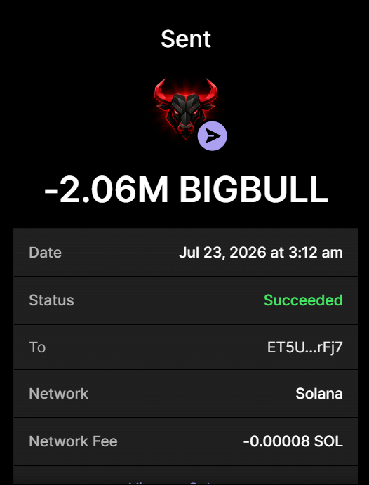 BigBullChain's tweet photo. ✅ 2.05+ Million $BIGBULL  Bought for 0.205 SOL 

Buy $BIGBULL ON X
Send Between 0.2 and 10 SOL to :
DXQjYmRxSrfbtWAjUrMh4ctAGNP7RBPEbVd7tzJBVXcB
 
1 SOL = 10 Million $BIGBULL 
5 SOL = 100 Million $BIGBULL 

Retweet &amp; Drop $SOL Address for  500,000 $BIGBULL Airdrops https://t.co/WtUL2i79CL