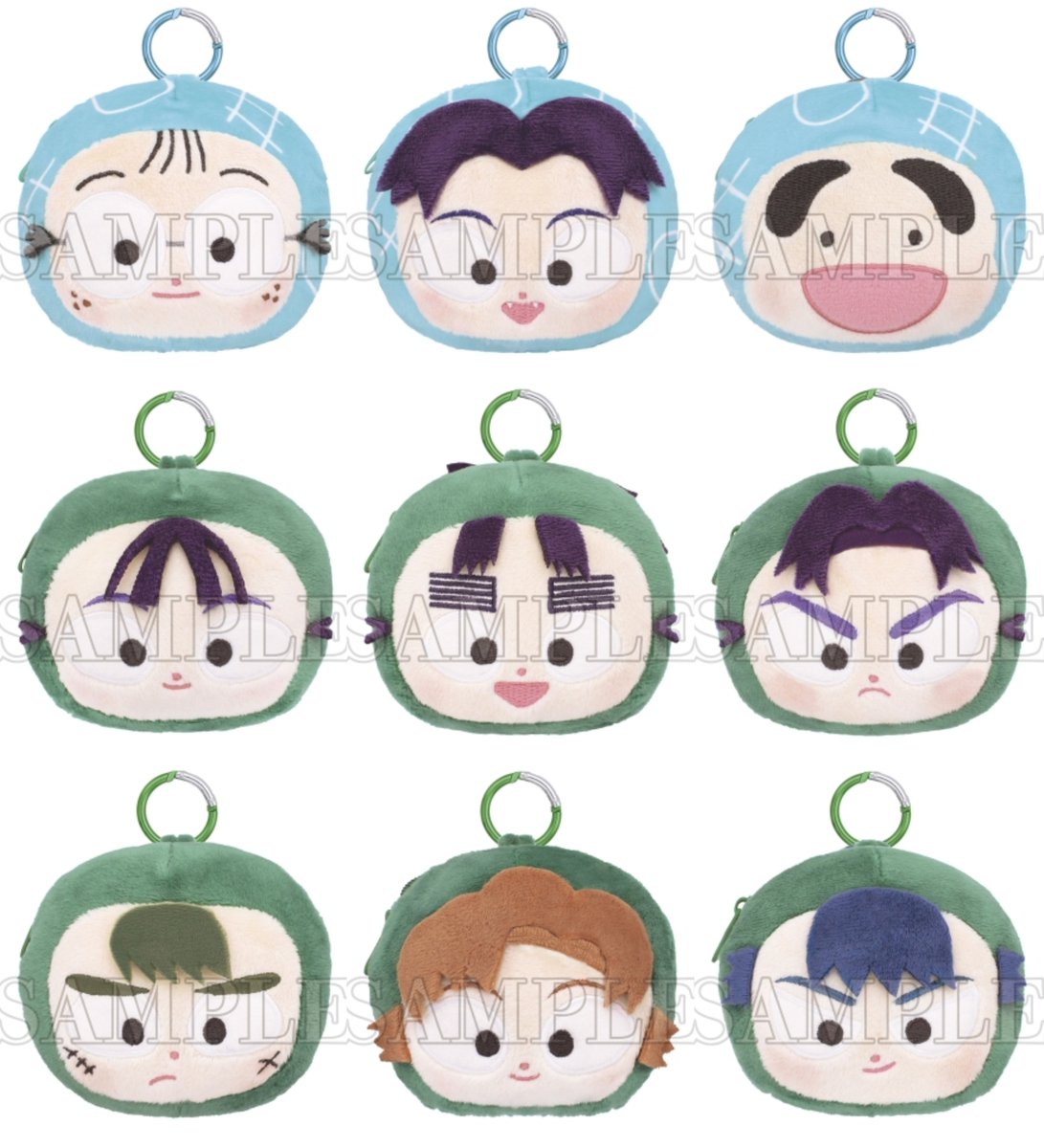 nintama_goods30's tweet photo. 『忍たま乱太郎』カラビナぬいぐるみファスナーマスコットぽわっこがアニメイトにて予約開始！

ご予約はコチラ▼
https://t.co/mUfz6bQyjY https://t.co/Z75Dl6UnhM