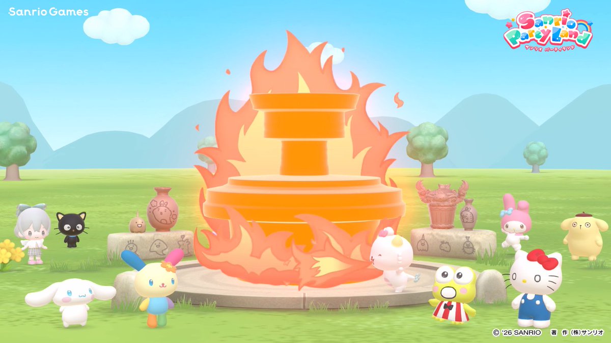 SanrioGames_JP's tweet photo. #サンリオパーティランド には、
145以上のサンリオキャラクターズが登場🎀✨

元気いっぱいながおぱわるぅと一緒に、
とうげい教室を楽しみましょう🏺🎶

#サンリオゲームズ https://t.co/97Ja0On7aV