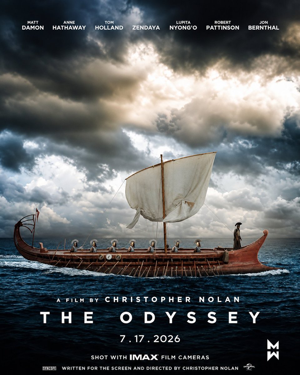 rkmndsfilm's tweet photo. PRO DAN KONTRA FILM THE ODYSSEY✅️❌️

1. Dianggap kurang akurat secara sejarah.
Sejumlah sejarawan mengkritik kostum, senjata, hingga latar yang dinilai tidak sesuai dengan era Yunani Kuno seperti yang digambarkan dalam kisah The Odyssey.

2. Perubahan dari versi asli.
Beberapa penggemar karya Homer merasa ada sejumlah elemen cerita dan karakter yang diubah, sehingga dianggap terlalu jauh dari sumber aslinya.

3. Banyak yang tetap membela Nolan.
Di sisi lain, banyak penonton menilai The Odyssey adalah film adaptasi, bukan dokumenter sejarah. Menurut mereka, Christopher Nolan tetap berhak memberikan interpretasinya sendiri selama esensi ceritanya masih terjaga.

Kalau menurut kalian, adaptasi film lebih baik setia pada versi asli atau boleh memberi sentuhan baru dari sang sutradara?