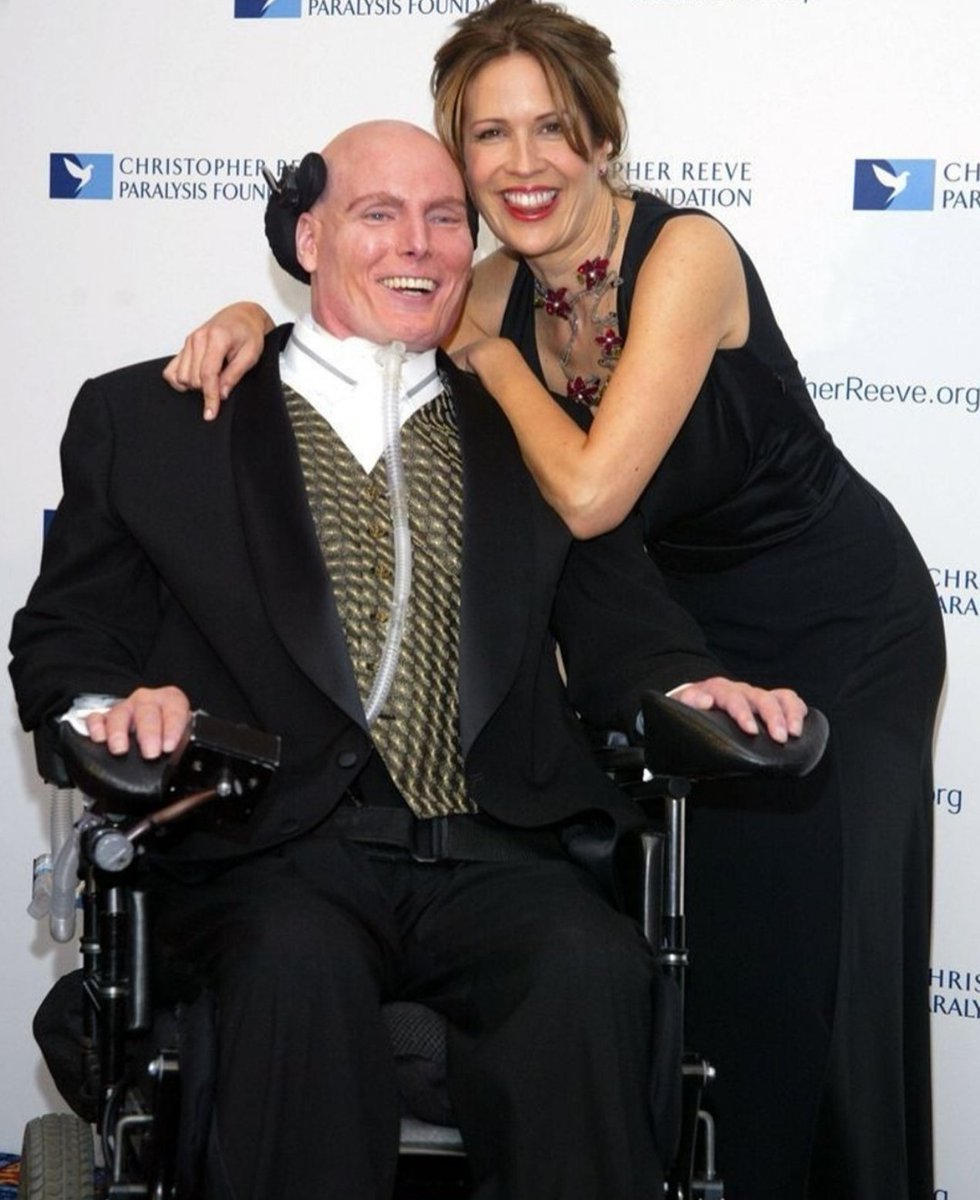 WolfofX's tweet photo. Christopher Reeve spent years convincing the world that Superman could overcome anything. Then, in 1995, a horse riding accident changed his life in an instant, leaving him paralyzed from the neck down.

Lying in a hospital bed, believing his life was over, Reeve told his wife, Dana, that she could leave if she wanted. He didn't want her to feel trapped by a future neither of them had imagined.

Dana never hesitated.

She looked at him and said, "You're still you. And I love you."

Those few words changed everything.

From that moment on, they faced every challenge together. Christopher endured years of rehabilitation while becoming one of the world's strongest voices for spinal cord research and disability rights. Dana stood beside him through every speech, every setback, and every victory, refusing to let hope disappear.

Together, they founded what is now known as the Christopher & Dana Reeve Foundation, helping fund research and improve the lives of countless people living with paralysis.

Christopher Reeve passed away in 2004. Just 17 months later, Dana lost her own battle with lung cancer.

Their son, Will Reeve, has continued to carry their legacy forward.

The world remembers Christopher as Superman. But his greatest story was never about a man who could fly.

It was about a husband who thought he had lost everything... and a wife who showed him that unconditional love can be stronger than any superpower.