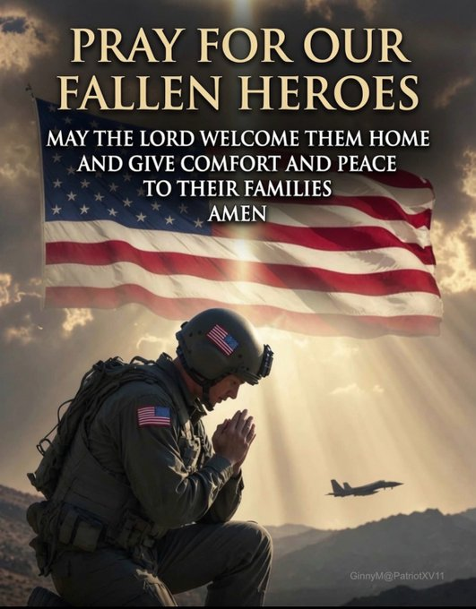 Amanda57623's tweet photo. @RapidResponse47 Their names are forever etched into the heart of this nation. We sleep peacefully tonight because they gave up all of their tomorrows. Deepest gratitude to these brave souls, and keeping their families in my prayers during this difficult time. Rest in peace, heroes. https://t.co/PKH1Kfa6Xw