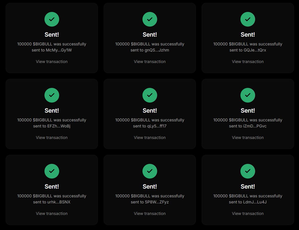 BigBullChain's tweet photo. 🎁AIRDROP — 100,000 $BIGBULL

Join the $BIGBULL community before it’s too late 🐂

✅ Follow 🔄 RT + ❤️ Like pinned 💬 Comment SOL address + Follow @Jackxmemesol

💰 Presale: https://t.co/43Dixe9xp5 https://t.co/Ci4gHZMzVY