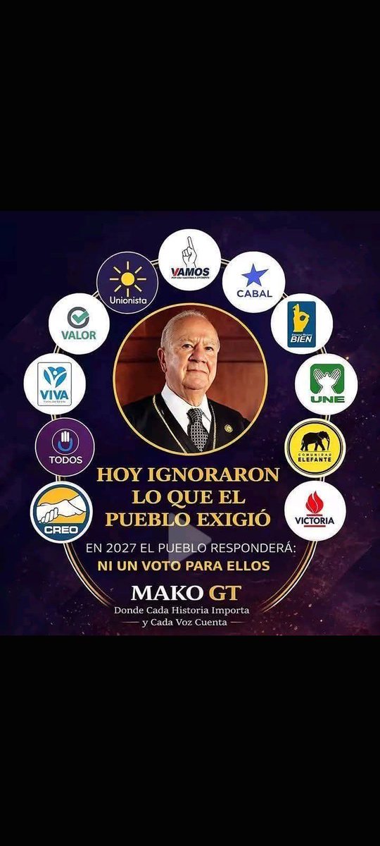 Domingo94096837's tweet photo. A todos esos partidos les vale riata la situación de la USAC, ni un solo voto para esos malditos https://t.co/M0WjRSkOFi