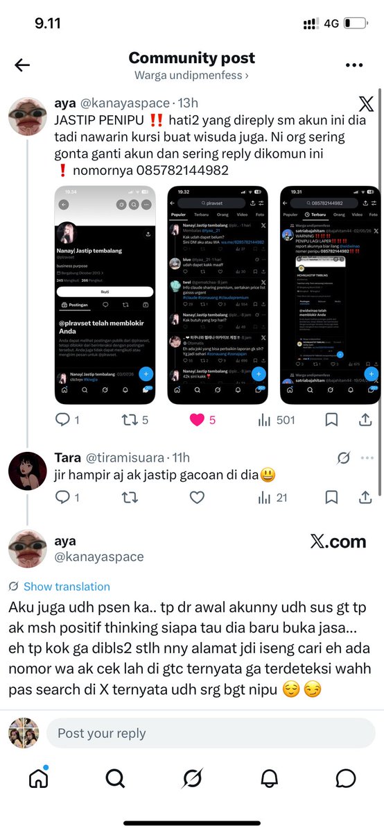 stayabit_'s tweet photo. @plravset @auliatabitha_ Situ apa sini yg SCAM nih jadinya?? 😮 https://t.co/HUIRgqOaZS