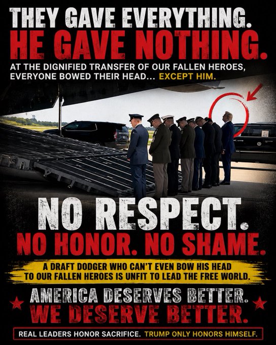 I_Wait_I_Watch's tweet photo. @MeidasTouch They gave EVERYTHING. He refused to give respect! https://t.co/WnhXLVrlmY